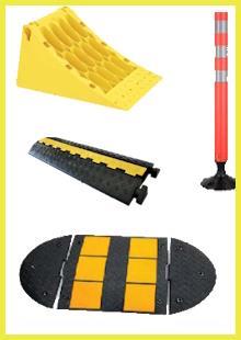 Dodatna varnost omejevalniki koles, ležeči policaji, ločilniki pasov