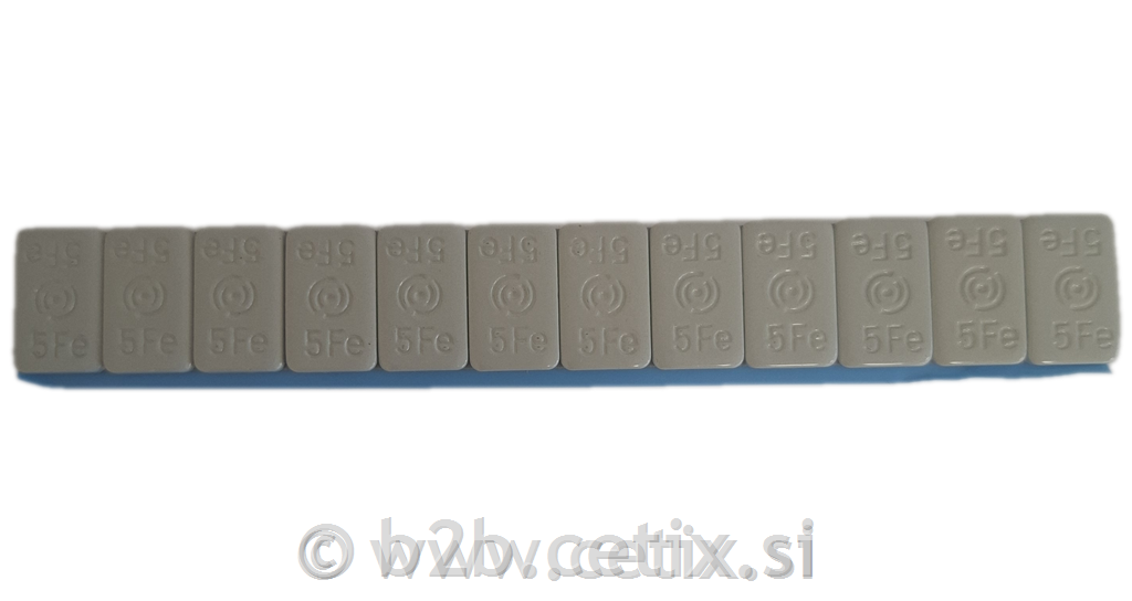 Lepljive uteži za osebna vozila – Clean Performance, sive, 60 g