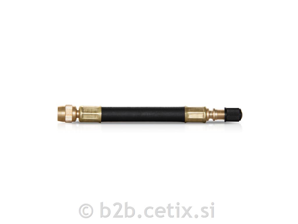 PODALJŠEK GUMI - 125mm SCHRADER (za tovorne ventile)