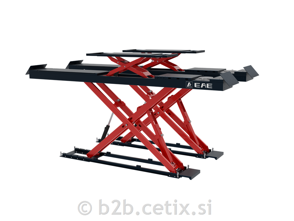 EAE DX50 – Škarjasto dvigalo za avtooptiko