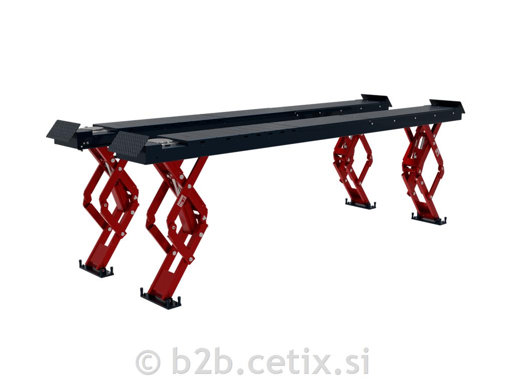 EAE - EX8 neodvisno dvigalo z 2 platformama (za optiko in težka tovorna vozila)