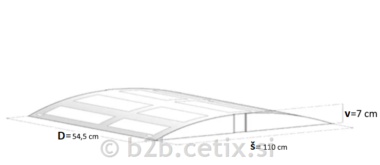 Ležeči policaj RH-1100 | 30 km/h